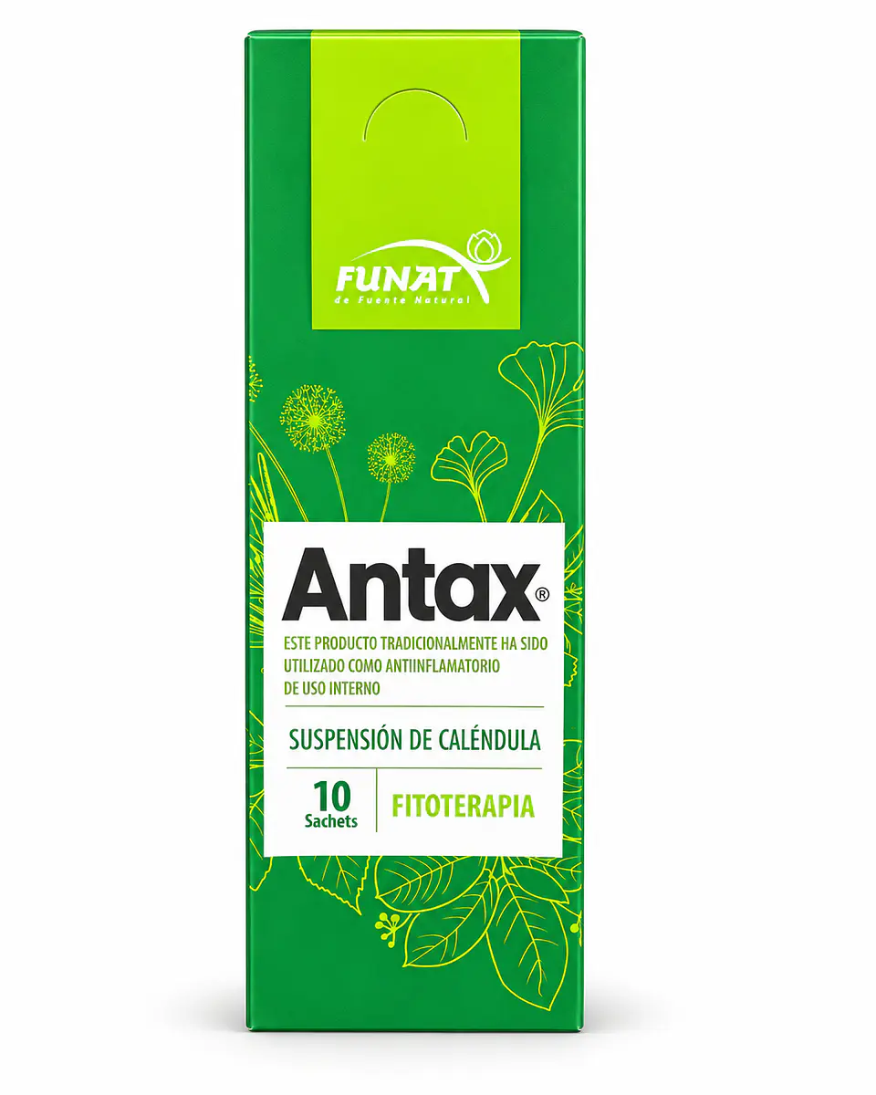 Antax® Suspensión de Caléndula – Funat – 10 sachets x 15 mL 1