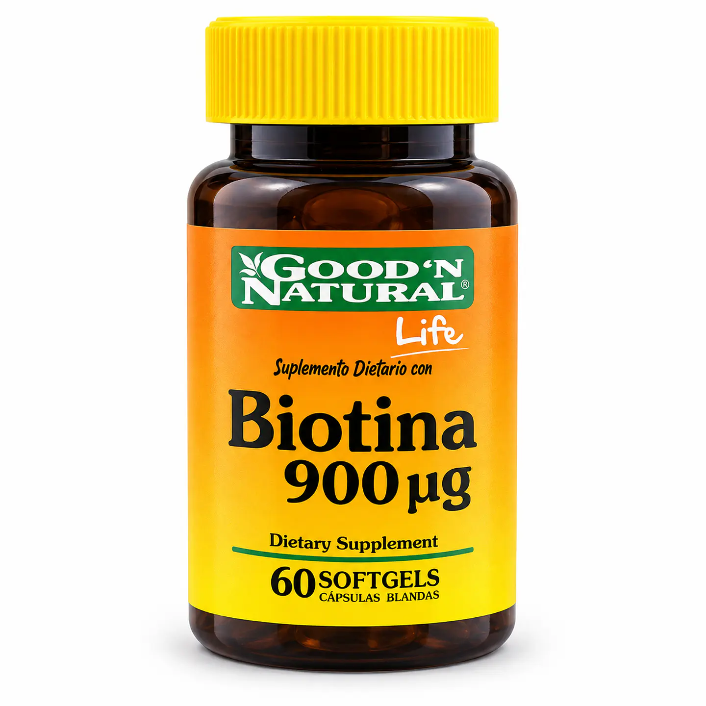Biotina 900 µg x 60 Cápsulas Blandas | Good'N Natural Life 1