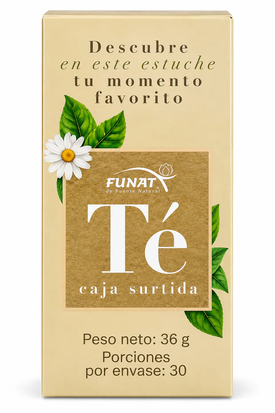 Té Caja Surtida FUNAT 36 g | 30 Tisanas de Sabores Variados 1