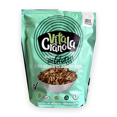 Vita Granola sin Gluten y sin Azúcares Adicionados VitaMarket – 400 g