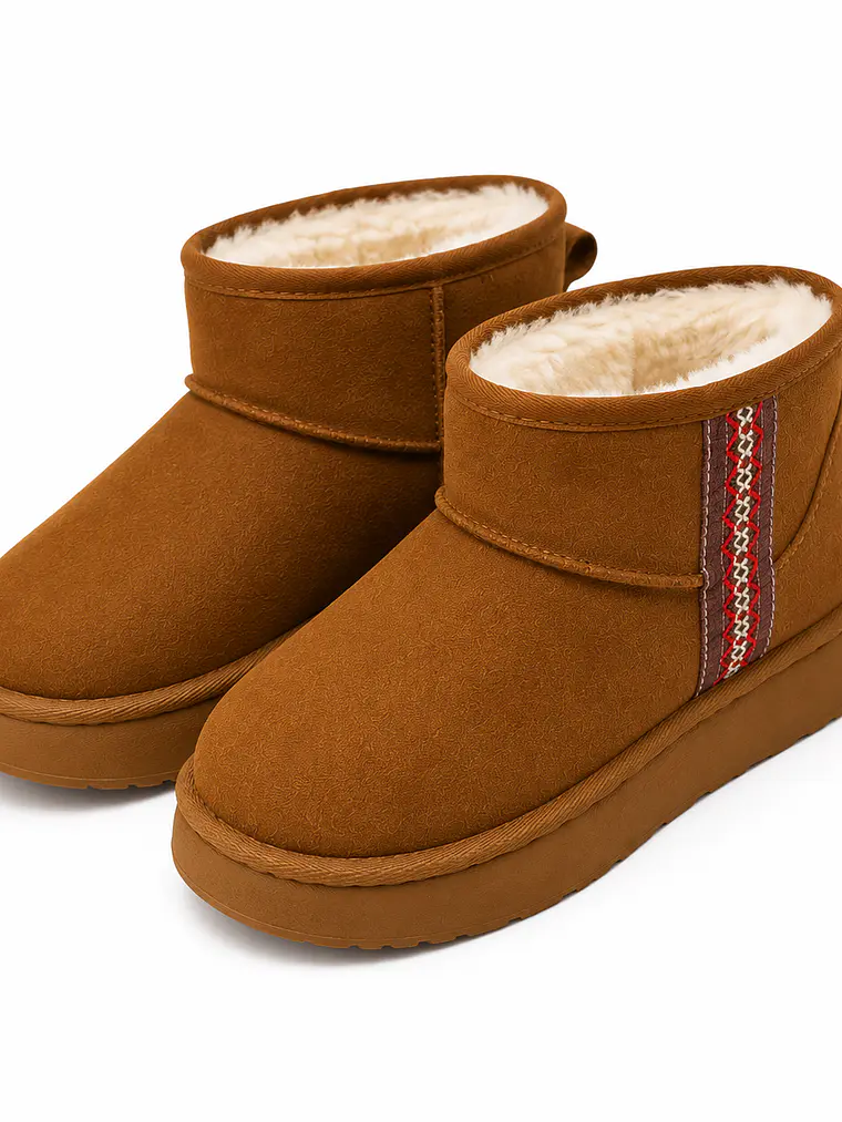 Botín Peludito Mujer Tipo UGG 1
