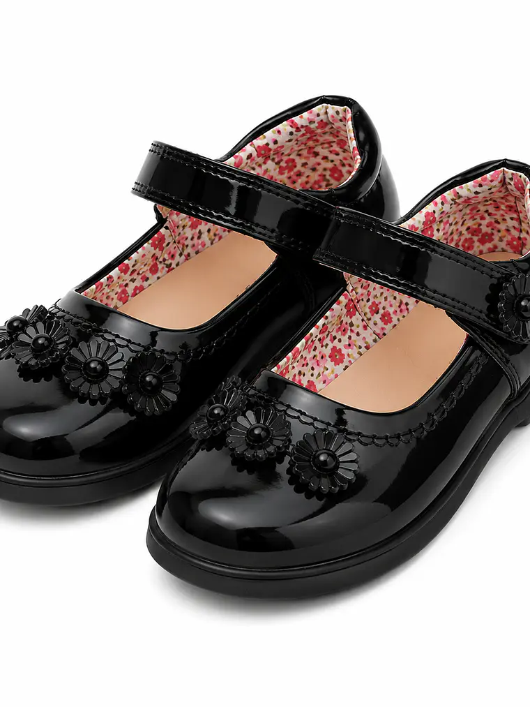 Zapato Niña Charol Negro 1