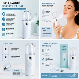 Humificador Portátil Facial