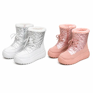 Bota Impermeable Mujer Plataforma