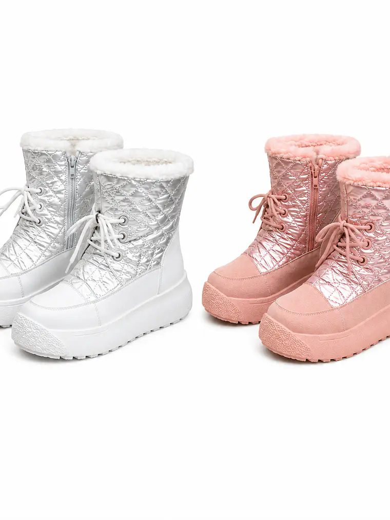 Bota Impermeable Mujer Plataforma 1