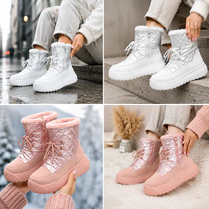 Bota Impermeable Mujer Plataforma