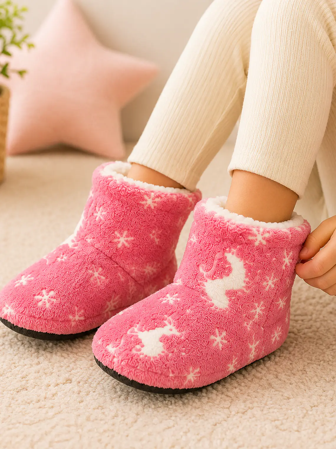 Pantufla Infantil Peludita 2