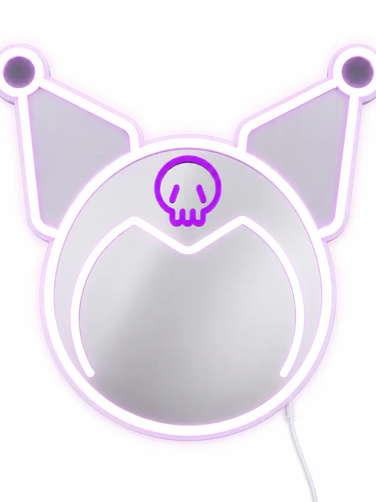 Espejo LED Decorativo USB Sanrio Kuromi 1