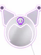 Espejo LED Decorativo USB Sanrio Kuromi - Miniatura 1