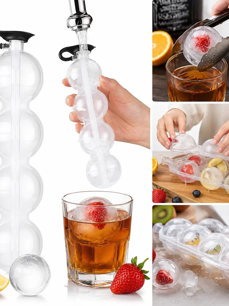 Molde de Hielo Esférico DIY Ice Food 2