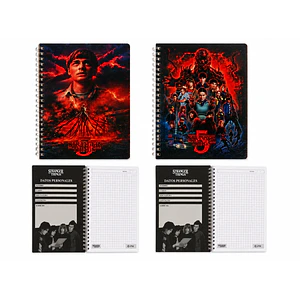 Cuaderno Universitario Stranger Things 100 Hojas