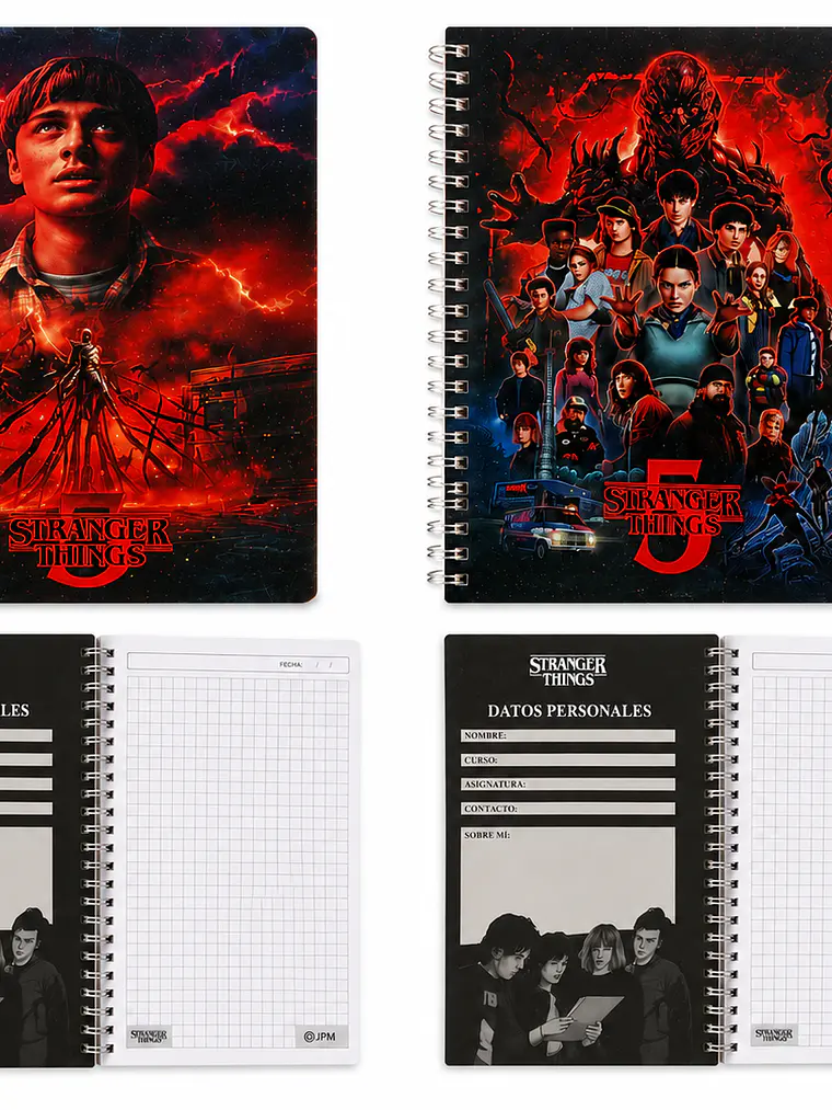 Cuaderno Universitario Stranger Things 100 Hojas 1
