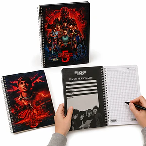 Cuaderno Universitario Stranger Things 100 Hojas