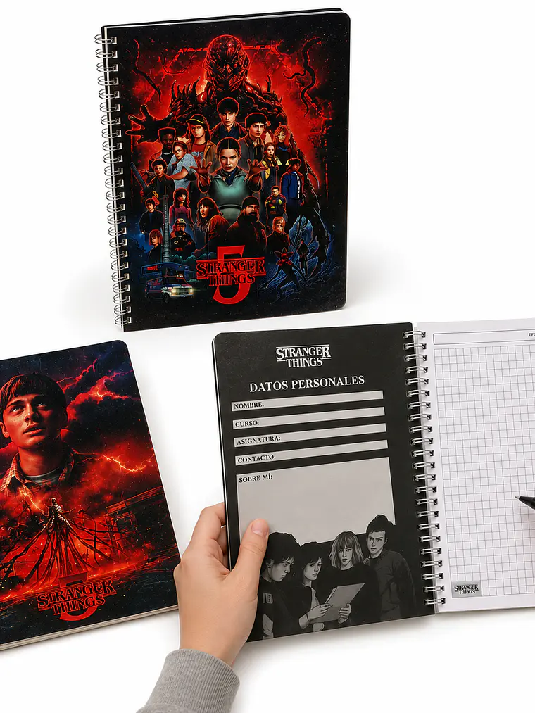 Cuaderno Universitario Stranger Things 100 Hojas 2