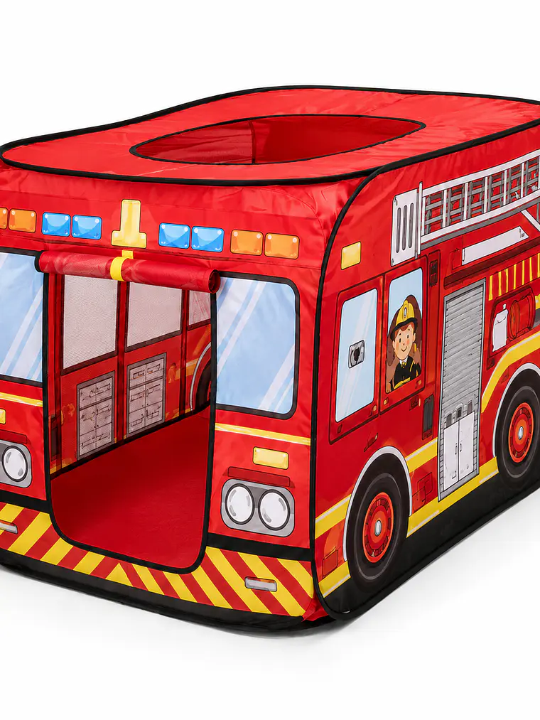 Carpa infantil plegable con diseño de vehículos 7