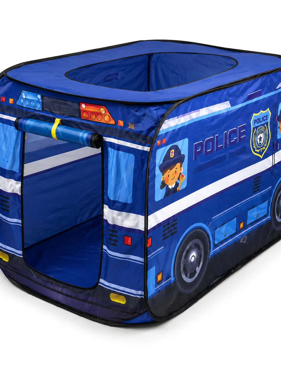 Carpa infantil plegable con diseño de vehículos 8