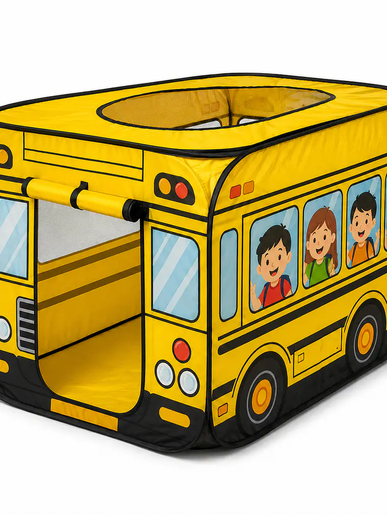 Carpa infantil plegable con diseño de vehículos 10