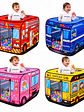 Carpa infantil plegable con diseño de vehículos - Miniatura 1