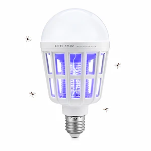 Ampolleta LED Mata Mosquitos 2 en 1 – 15W 