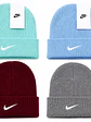 Gorro tejido unisex con puño y logo bordado - Miniatura 3