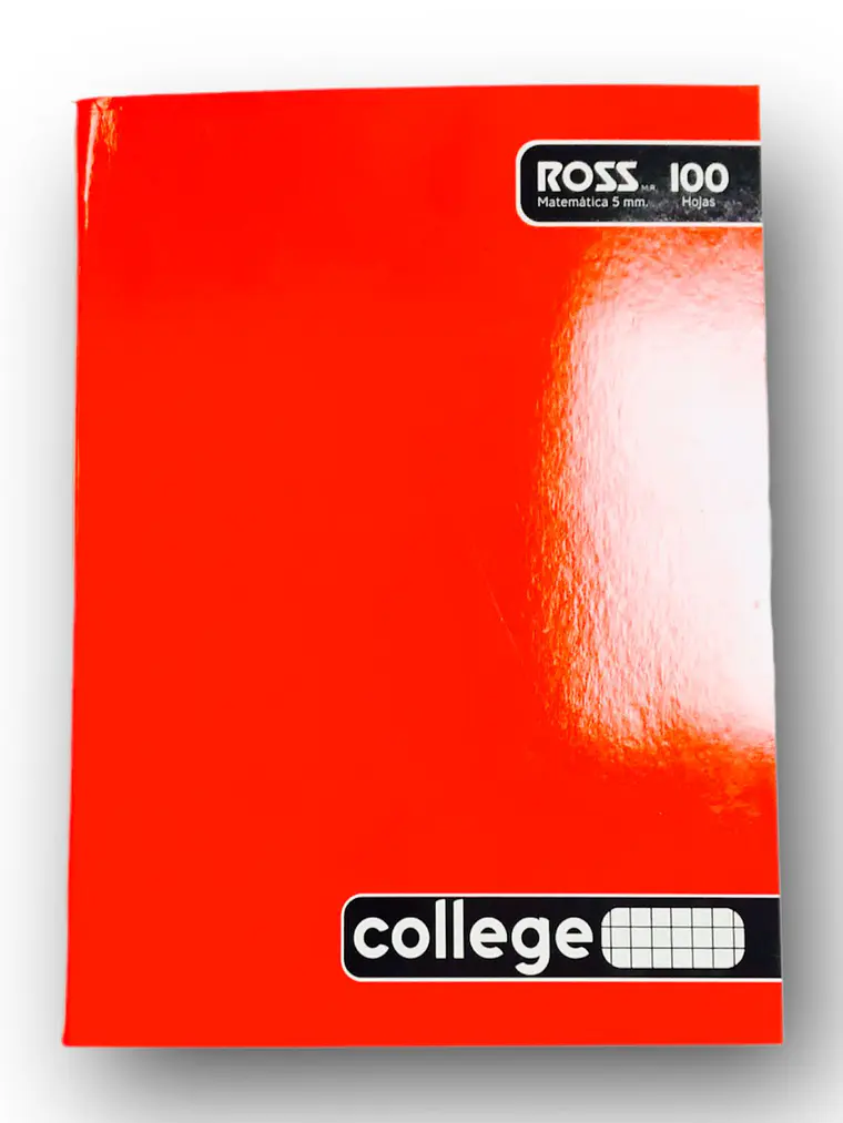 CUADERNO ROSS COLLEGE LISO 100 HJ 5MM 6