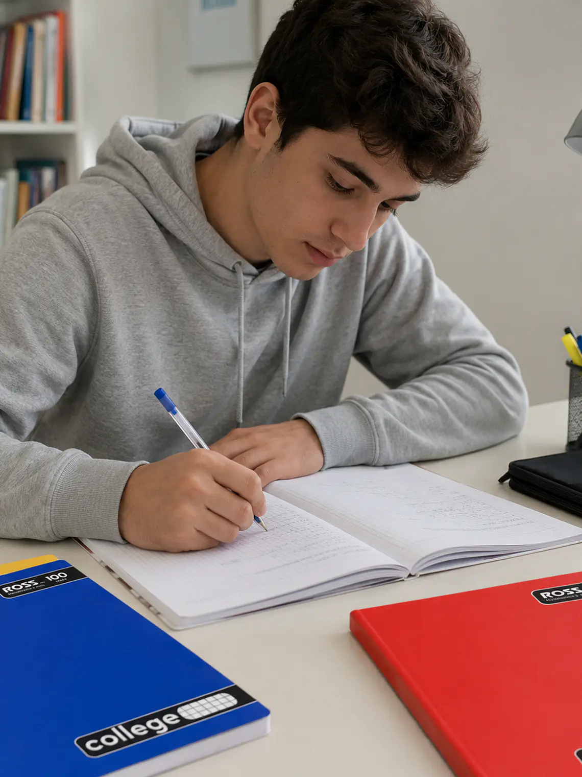 CUADERNO ROSS COLLEGE LISO 100 HJ 5MM 2