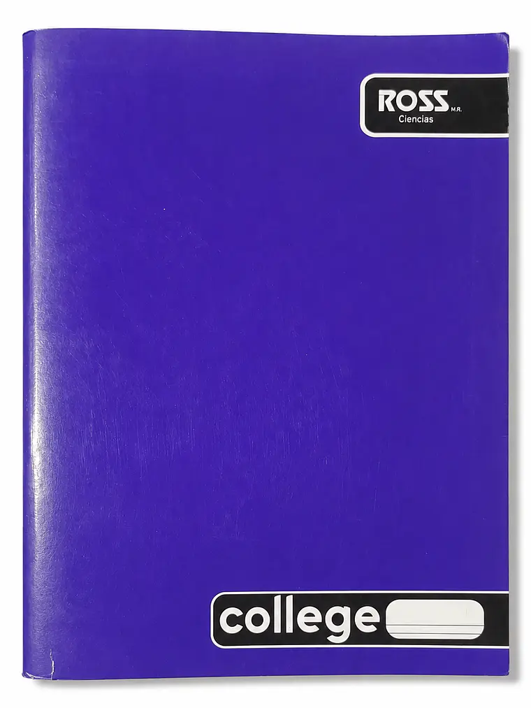 CUADERNO ROSS COLLEGE LISO 80 HJ CIENCIAS 1