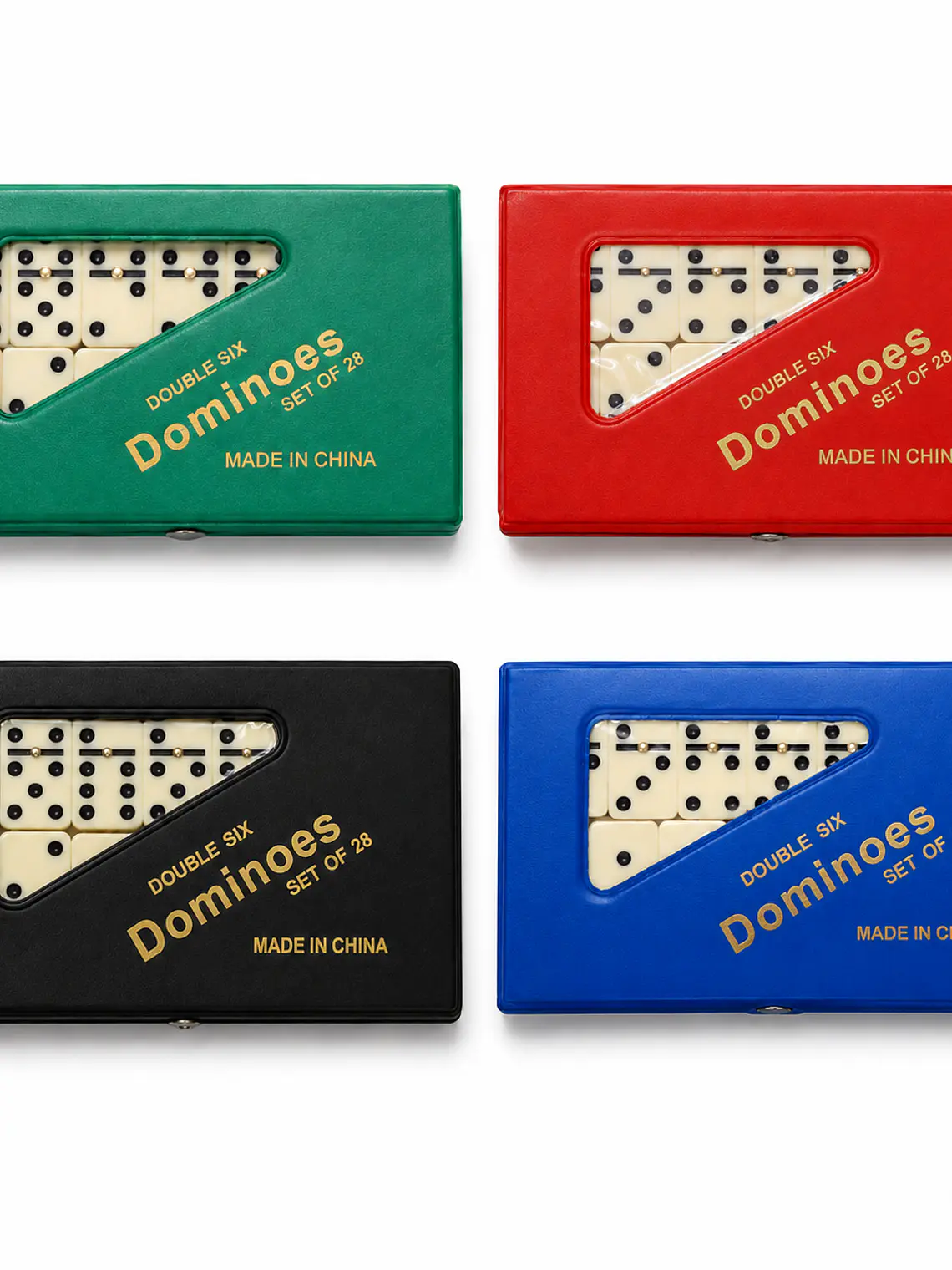 JUEGO DE DOMINÓ CLÁSICO 28 PIEZAS 1