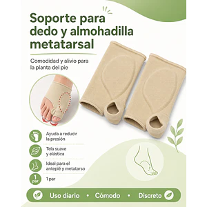 CORRECTOR DE JUANETE CON GEL Y SOPORTE PARA DEDO