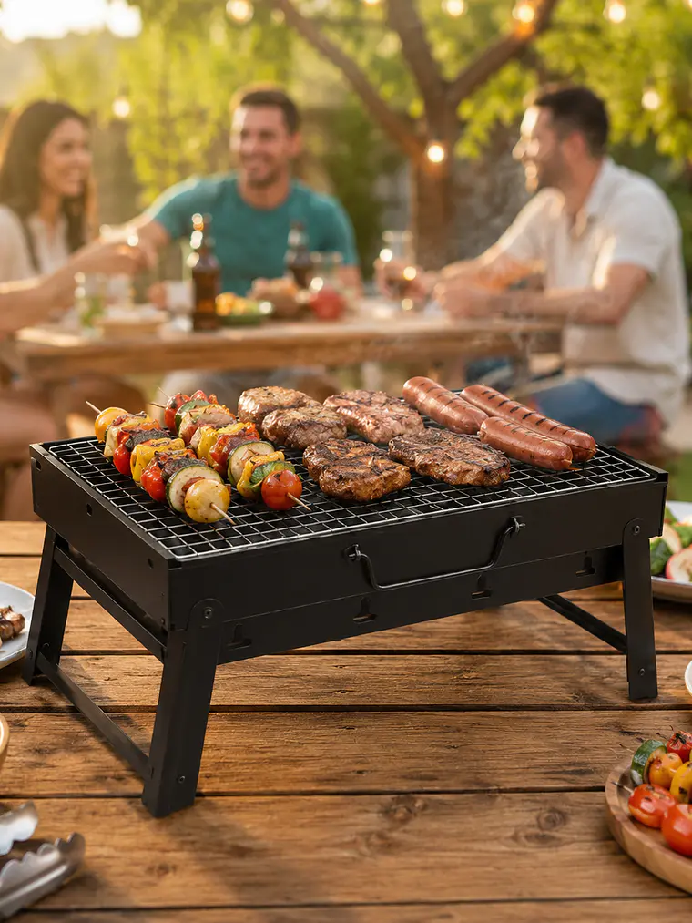 Parrilla rectangular portátil 2