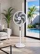 Ventilador Alisio Silencioso Control Remoto Pedestal AL240 - Miniatura 2
