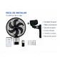 Ventilador Alisio Silencioso Control Remoto De Pared AL288 - Miniatura 5