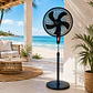 Ventilador Alisio Silencioso 3 Velocidades Pedestal AL295 - Miniatura 2