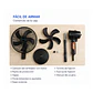 Ventilador Alisio Silencioso 3 Velocidades Pedestal AL295 - Miniatura 5