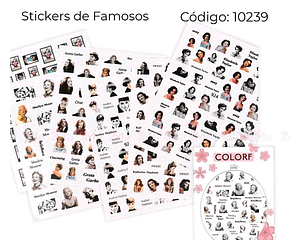 Sticker Famosos