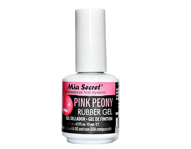 Rubber Gel Pink Peony Mia Secret 15ml