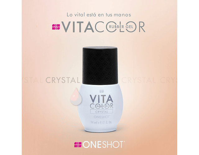 Vita Color Crystal Nail Factory 14Ml ( Base RUBBER )