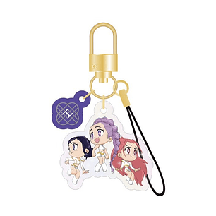 [STOCK] KPOP DEMON HUNTERS - OFFICIAL LIGHT STICK KEYRING CHARM