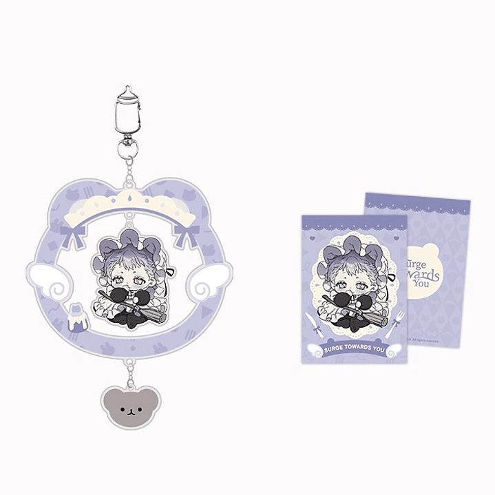 [STOCK] - BUTLER & MAID SURGE TOWARDS YOU ACRYLIC KEYRING 1