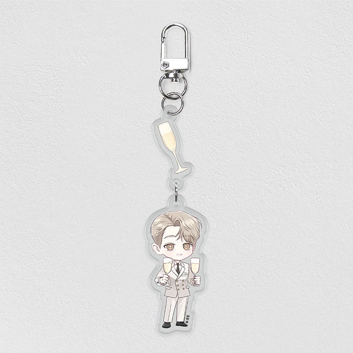 [STOCK] Pop the beyond - Between the lines Acrylic keyring Juheon 1