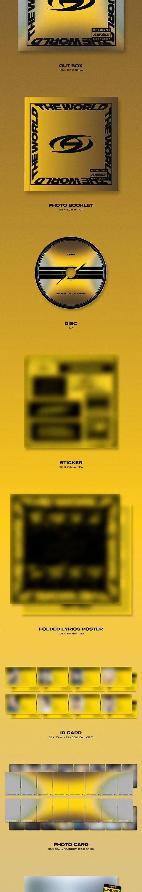 The World Ep.1: Movement Ver. Diary (amarillo)