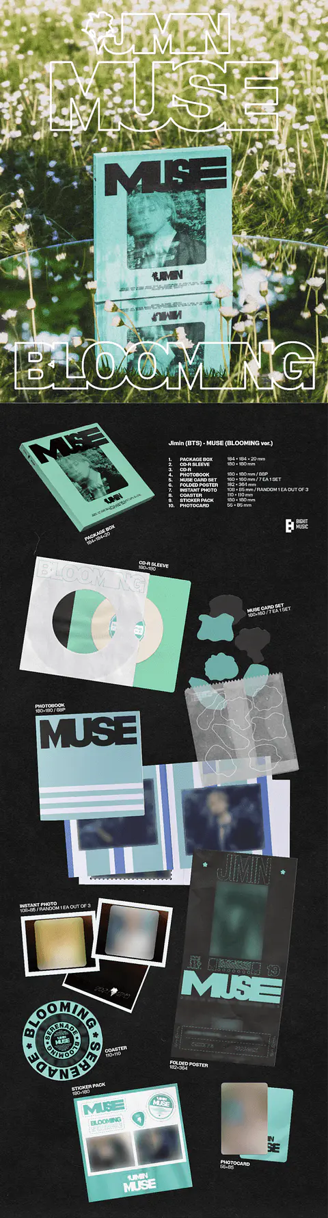 BTS - “Jimin” Muse SET (2 versiones)