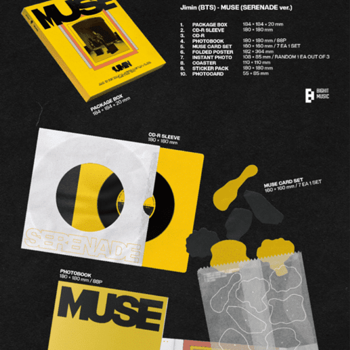 BTS - “Jimin” Muse SET (2 versiones) 2