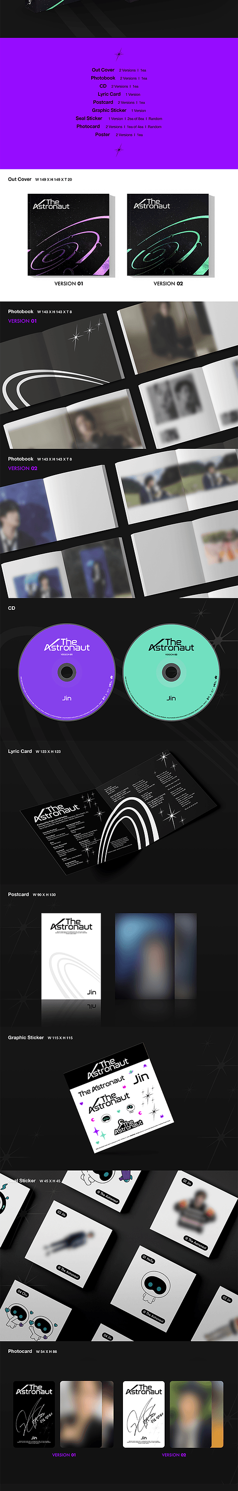 Jin (BTS) The Astronaut (Random)