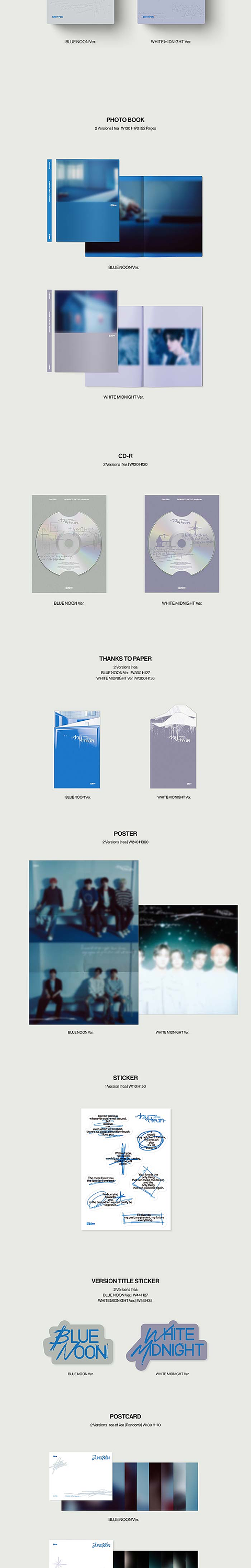 ENHYPEN - Romance untold daydream random 