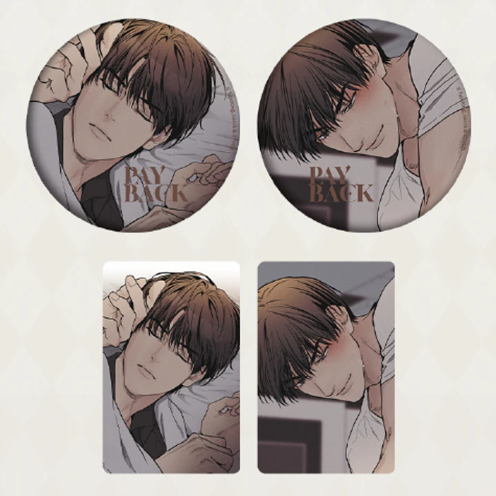 Wts PAYBACK X MERCURY STUDIO - Between Breaths - Can Badge Set 1