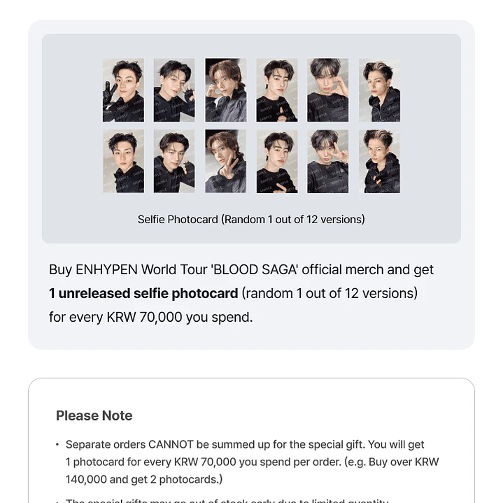 ENHYPEN Lucky Draw (1 versión) 3