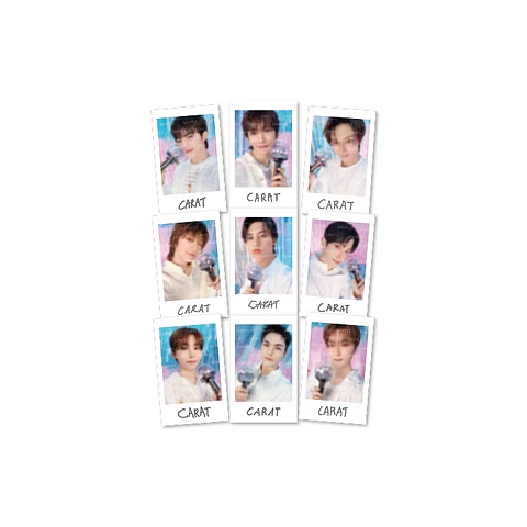 SEVENTEEN: Instant Photo Sticker Card (9 uds)