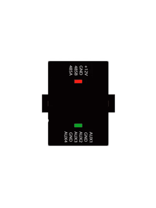 AUX485. conversor de 4 entradas auxiliares a rs485. compatible con controlador c2-260.