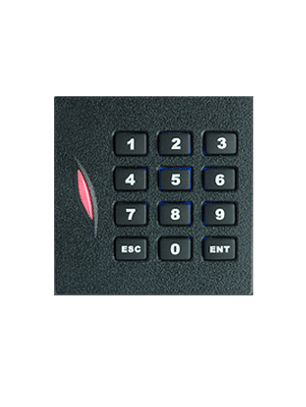 KR102E. Lector esclavo de tarjetas RFID 125khz con teclado, wiegand 26bits, uso exterior ip65.